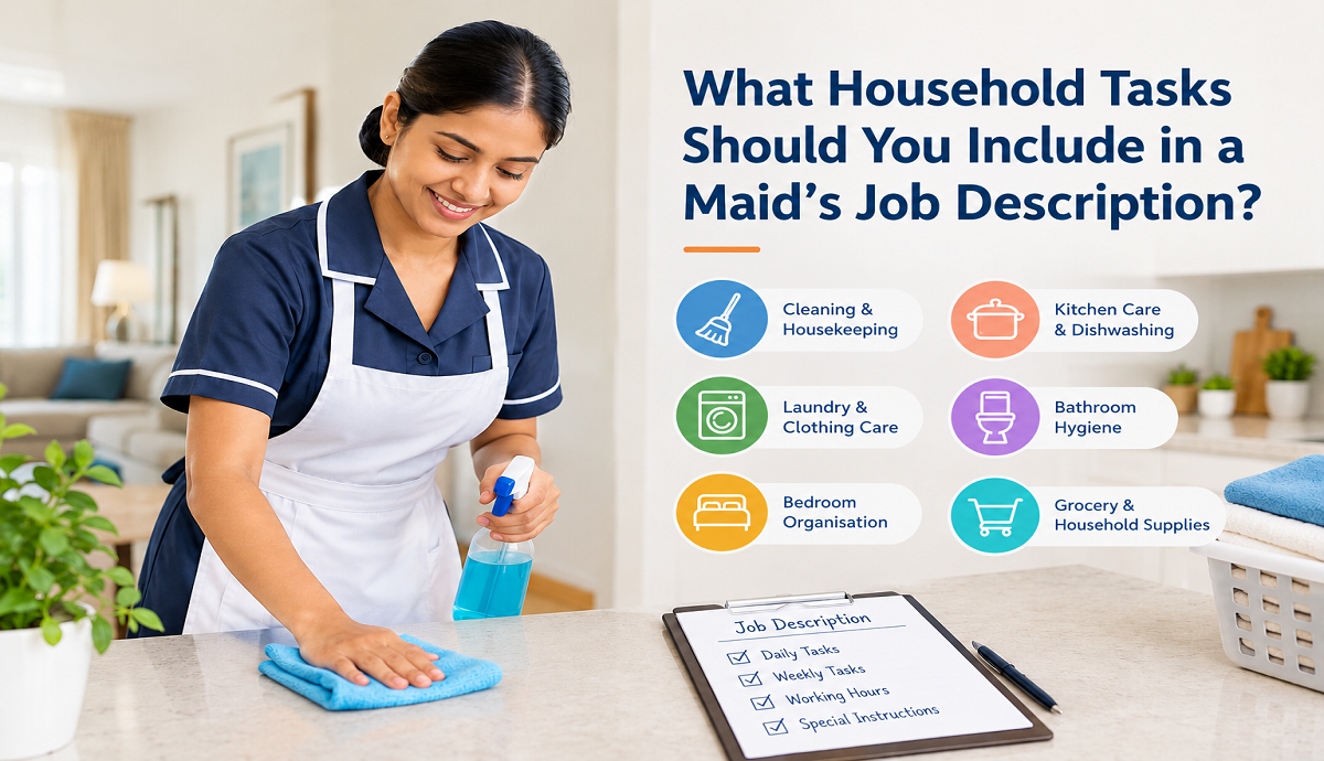 Maid Job Description: Essential Household Tasks to Include